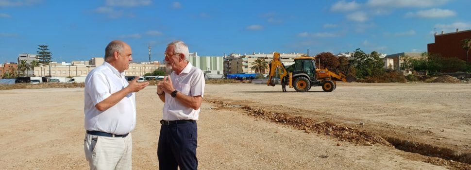 Benicarló avança els treballs d’adequació del solar que acollirà el cinquè col·legi públic