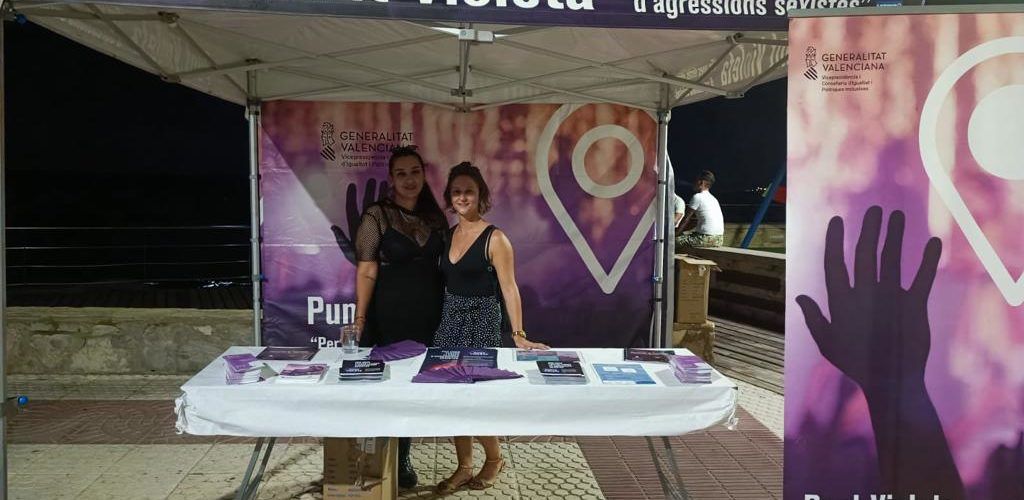L’Ajuntament d’Alcalà-Alcossebre dona continuïtat als Punts Violeta en entorns festius