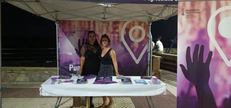 L’Ajuntament d’Alcalà-Alcossebre dona continuïtat als Punts Violeta en entorns festius