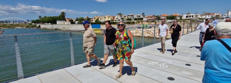 Obertura de la passarel·la ciclopeatonal del Cervol
