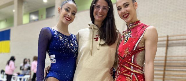 Polina Berezina y Alba Bautista (Club Mabel de Benicarló), las únicas representantes de la gimnasia rítmica individual española en las Olimpiadas