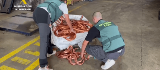 La Guardia Civil desarticula en Traiguera una organización criminal dedicada al robo de cobre