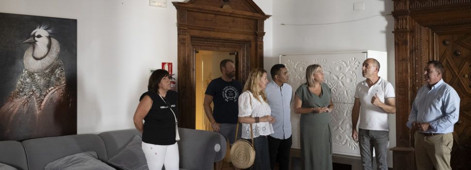 Marta Barrachina posa en valor el Palau dels Osset de Forcall com a recurs turístic i motor econòmic per als Ports