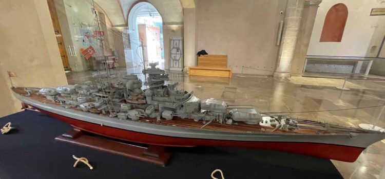 Exposición de maquetas navales en el Mucbe