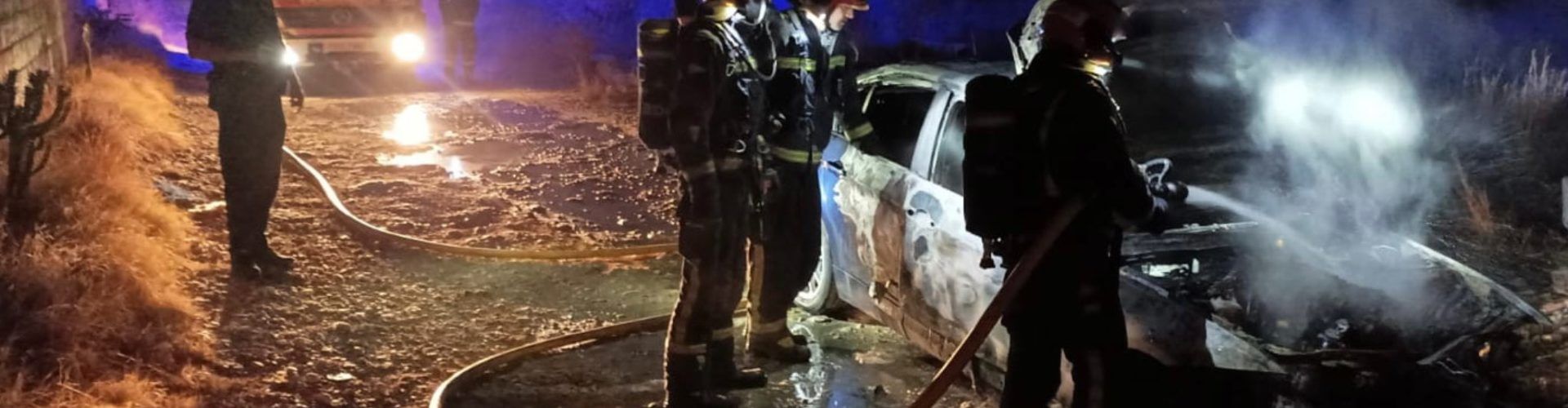 Incendio de un vehículo en Peñíscola