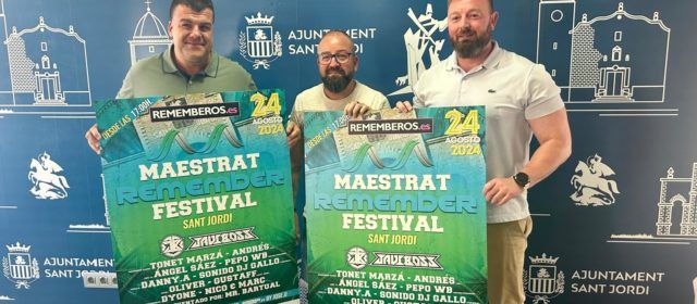 Sant Jordi se convierte en la capital provincial de la música este sábado con el Maestrat Remember Festival