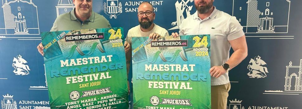 Sant Jordi se convierte en la capital provincial de la música este sábado con el Maestrat Remember Festival