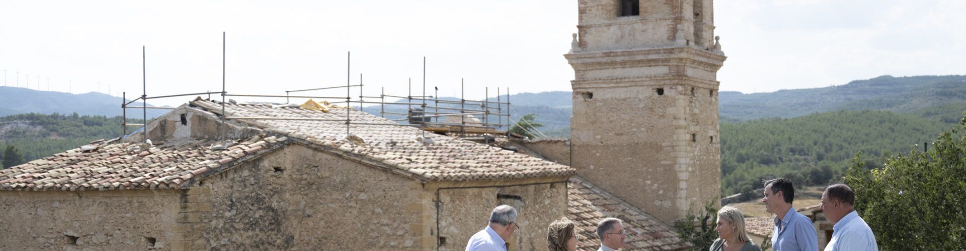 La Diputació de Castelló es conjumina amb el Bisbat de Tortosa per a restaurar la teulada de l’església parroquial de Palanques