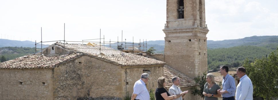 La Diputació de Castelló es conjumina amb el Bisbat de Tortosa per a restaurar la teulada de l’església parroquial de Palanques