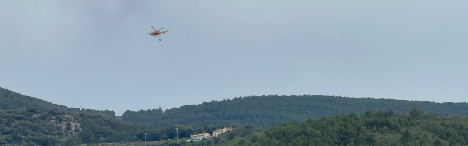Incendios de vegetación por posible caída de rayo