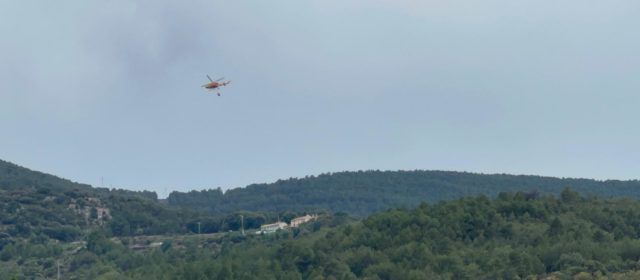 Incendios de vegetación por posible caída de rayo