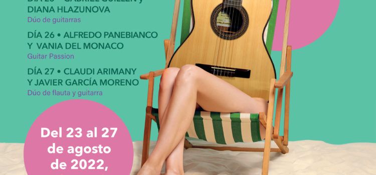 El PSPV critica l’Ajuntament de Peníscola per la confecció d’un cartell sexista per al Festival Internacional de Guitarra