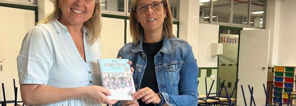 Les Camaraes i l’ermita, a la portada de les dues mil agendes repartides per l’Ajuntament entre l’alumnat de Primària