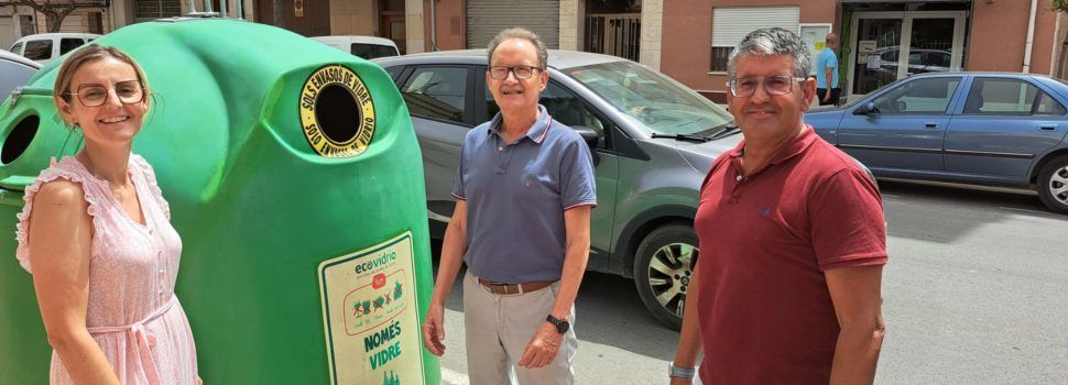 Alcalà-Alcossebre continua augmentant la recollida d’envasos i vidre destinada al reciclatge