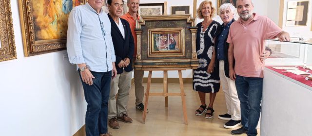 L’Arxiconfraria de la Cinta rep la donació d’un esmalt obra de l’artista Josep Maria Barba