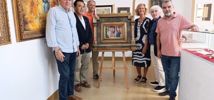 L’Arxiconfraria de la Cinta rep la donació d’un esmalt obra de l’artista Josep Maria Barba