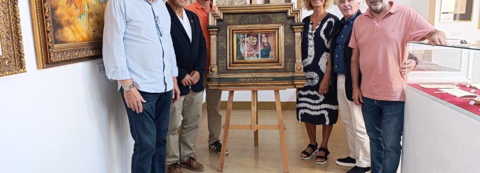 L’Arxiconfraria de la Cinta rep la donació d’un esmalt obra de l’artista Josep Maria Barba