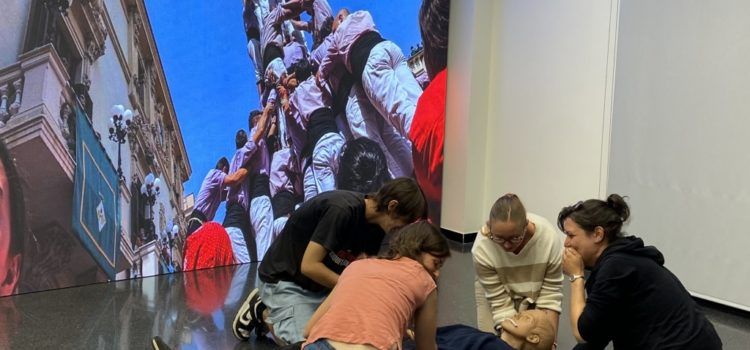 Jornada formativa al CISTE sobre prevenció i actuació davant accidents castellers amb els Castellers de Tortosa