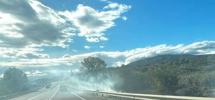 Incendi forestal pel terme de Traiguera