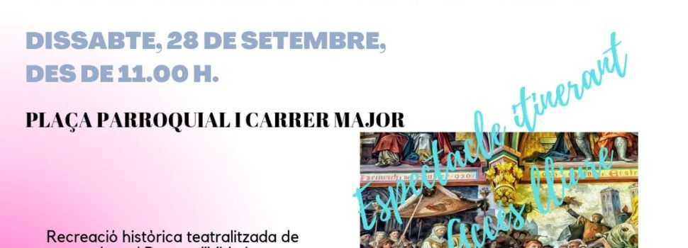 Recreació històrica sobre el Barroc aquest dissabte amb Puro Teatro