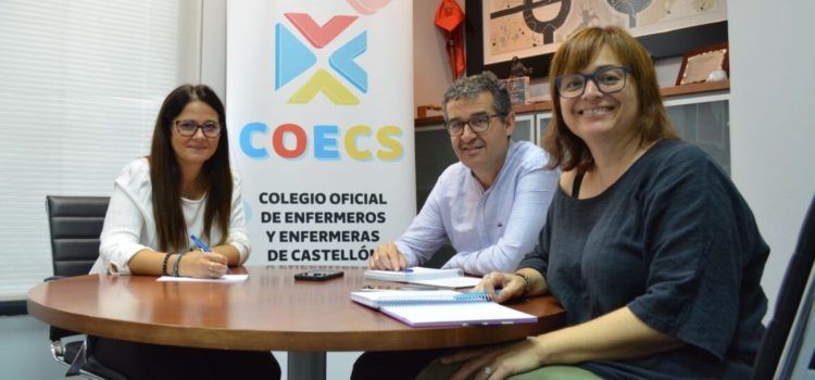 La presidenta del COECS se reúne con los directores de Enfermería de Atención Especializada y Primaria del Hospital Vinaròs