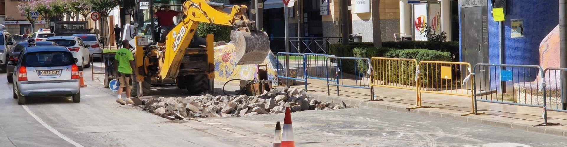 Comença l’adequació de la parada de bus del carrer de Sant Cristòfol