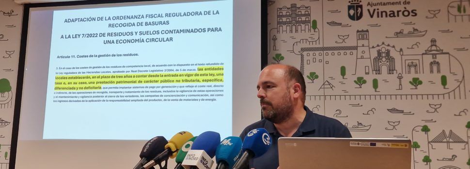 L’Ajuntament de Vinaròs rebaixarà l’IBI per compensar la pujada de la taxa d’escombraries