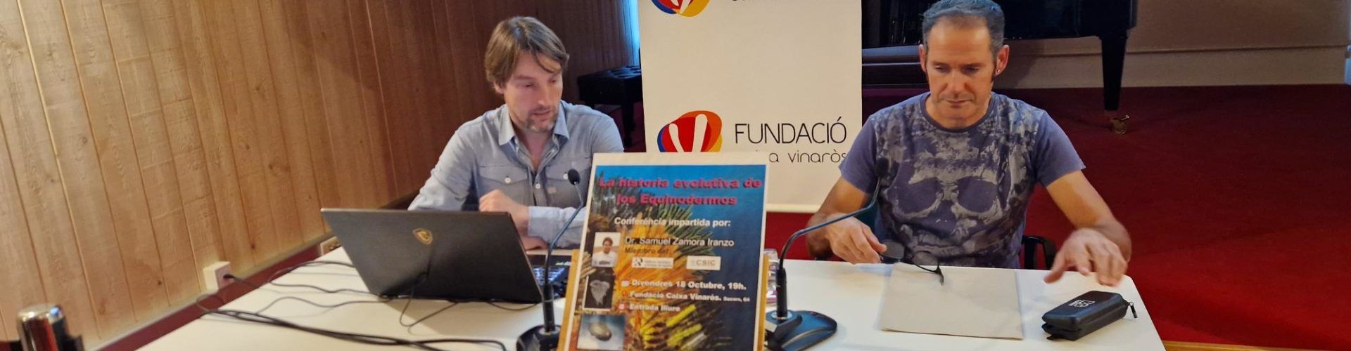“La historia evolutiva de los equinodermos”, conferència de Samuel Zamora