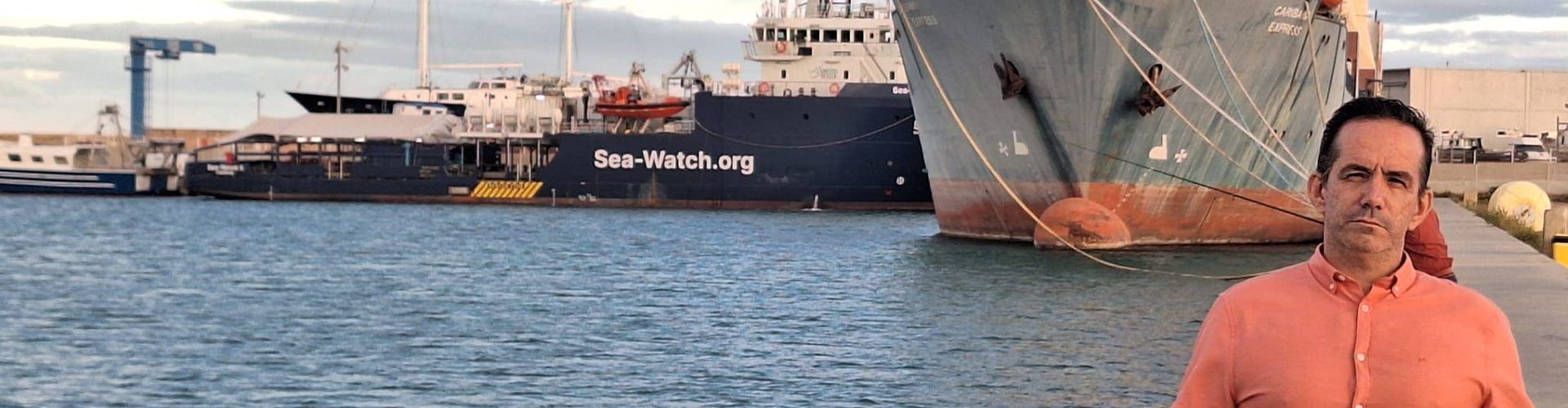 Brito (VOX) tilda de “barco negrero” el ‘Sea Watch’ que  siga amarrado en el puerto de Vinaròs 