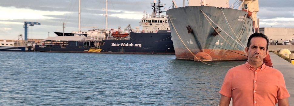 Brito (VOX) tilda de “barco negrero” el ‘Sea Watch’ que  siga amarrado en el puerto de Vinaròs 