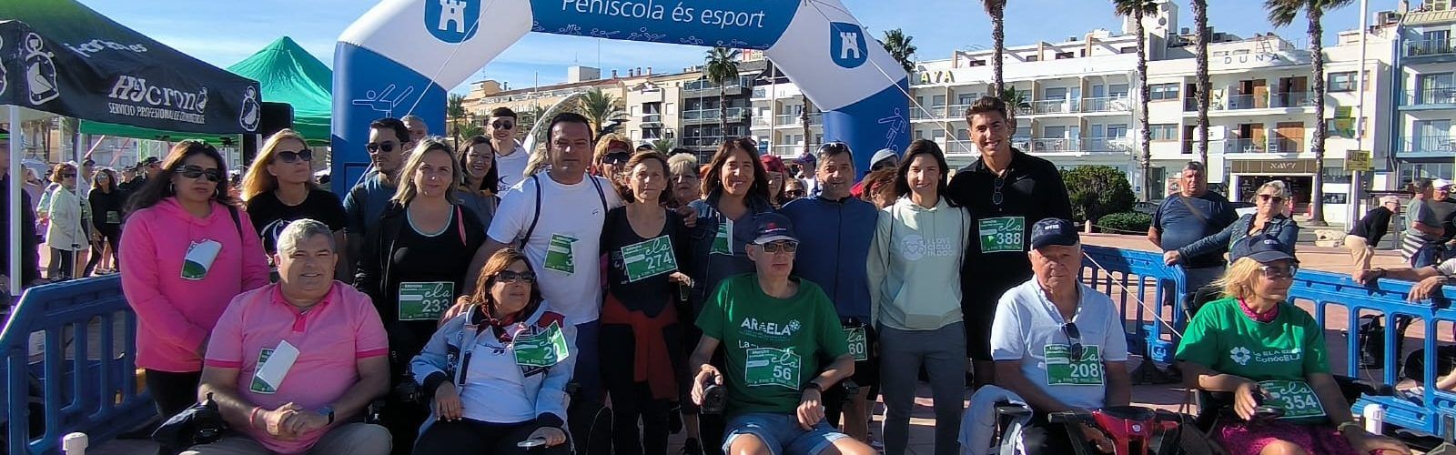 Peníscola recapta més de 8.000€ en la Marxa Solidària per l’ELA