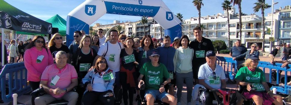 Peníscola recapta més de 8.000€ en la Marxa Solidària per l’ELA 