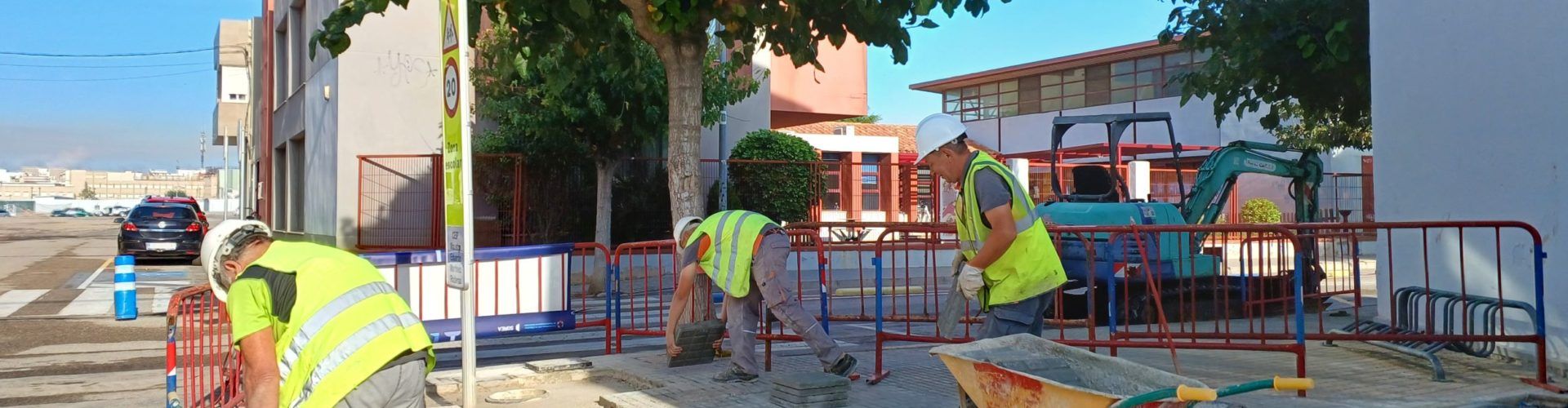 Recta final de les obres de renovació de la xarxa d’abastiment d’aigua al barri de Sant Bartomeu