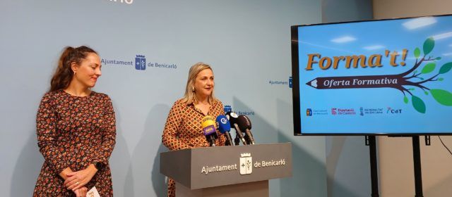Benicarló presenta la nova oferta formativa per a l’últim trimestre de l’any