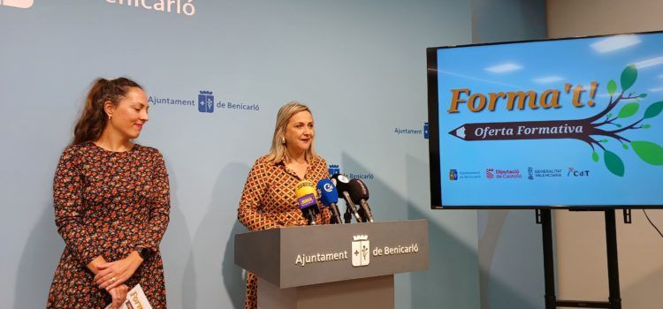 Benicarló presenta la nova oferta formativa per a l’últim trimestre de l’any