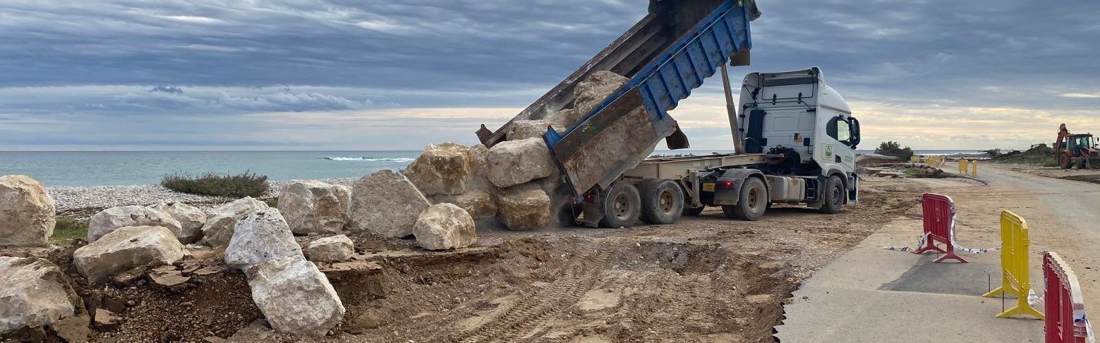 L’Ajuntament d’Alcalà-Alcossebre actua d’emergència a Capicorb per a reparar els danys de la DANA