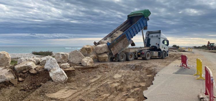 L’Ajuntament d’Alcalà-Alcossebre actua d’emergència a Capicorb per a reparar els danys de la DANA