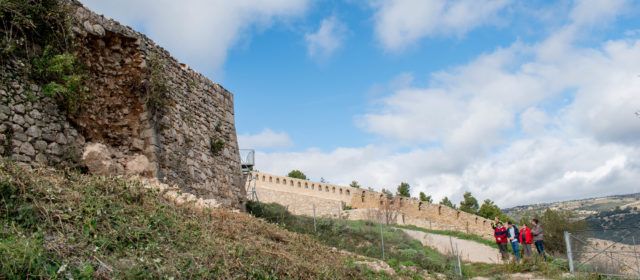 El castell de Morella ha patit despreniments i l’ensorrament d’un tram de muralla a causa de les últimes pluges