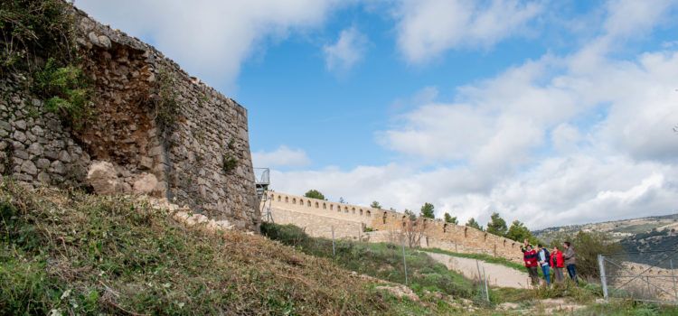 El castell de Morella ha patit despreniments i l’ensorrament d’un tram de muralla a causa de les últimes pluges