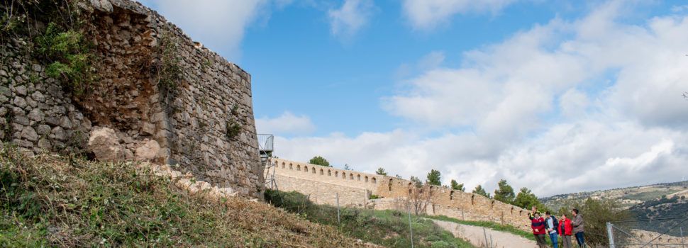 El castell de Morella ha patit despreniments i l’ensorrament d’un tram de muralla a causa de les últimes pluges