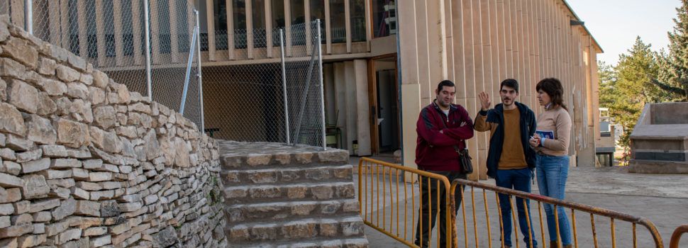 L’Ajuntament de Morella habilita un nou espai verd al pati del CEIP Mare de Déu de Vallivana