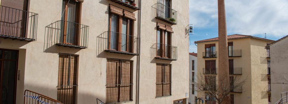 L’Ajuntament de Morella restringeix l’accés a la plaça del Tint pel perill de despreniments de la ximenera