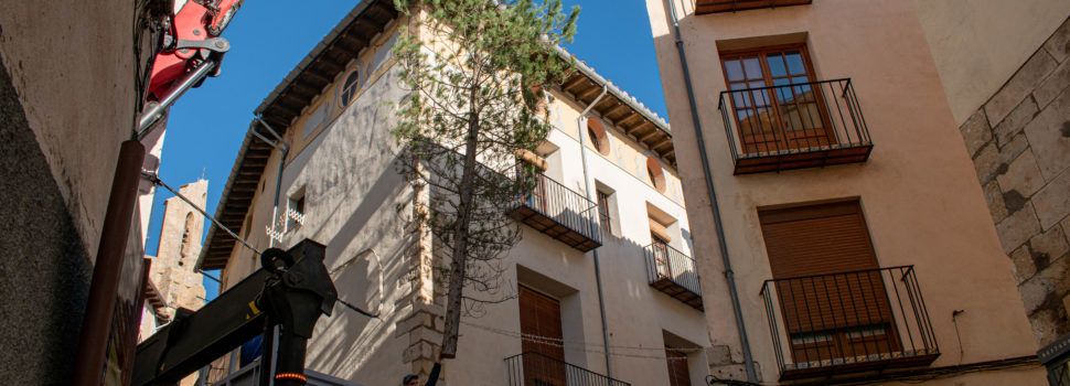 Morella planta l’arbre de Nadal a l’espera d’encendre les llums el 5 de desembre