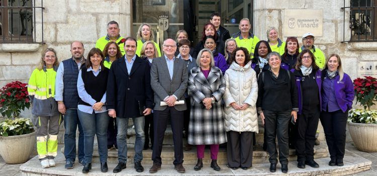 Entrega dels diplomes als alumnes dels tallers d’ocupació