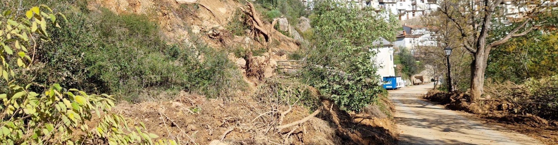 La solsida i altres conseqüències de les pluges a Vallibona