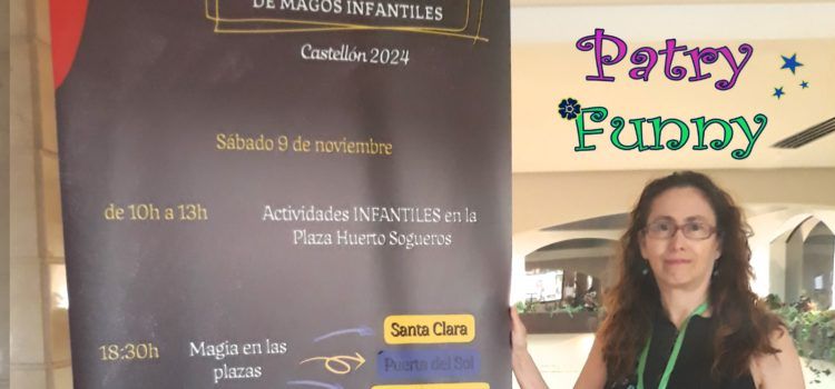 La Maga Patry Funny y su pequeña aprendiz, en el 18º Encuentro Nacional de Magos y Magas infantiles
