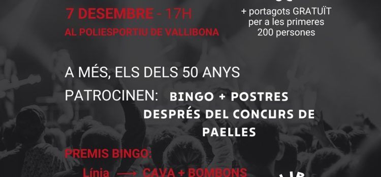 Pont de la Constitució amb variades activitats a Vallibona