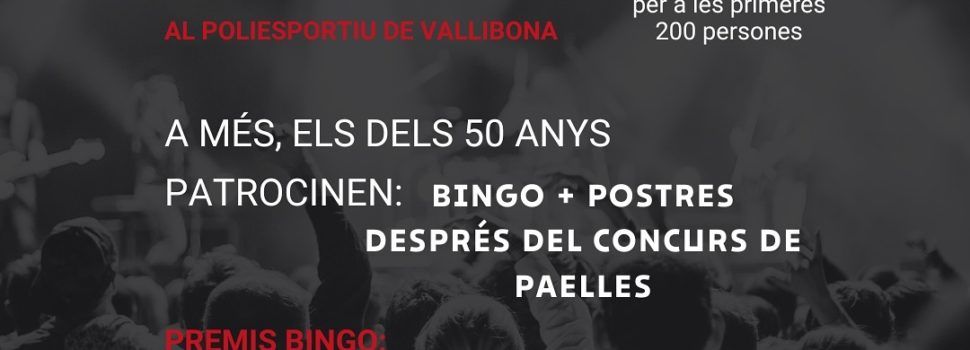 Pont de la Constitució amb variades activitats a Vallibona