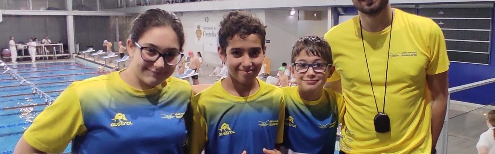 El Club Natació Benicarló participa en la segona jornada de la Lliga Aleví