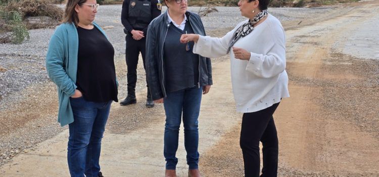 Càlig mostra a la Subdelegació del Govern i a la Diputació Provincial els desperfectes soferts per la DANA